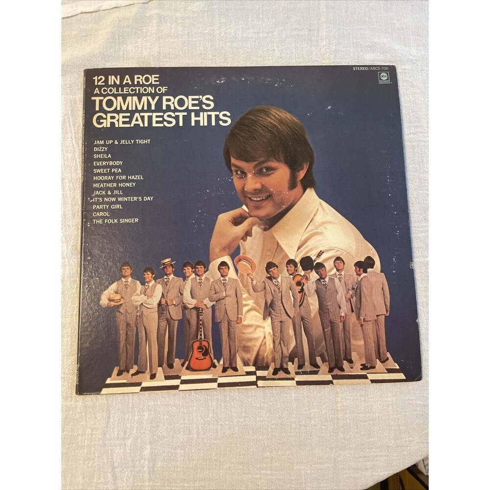 12 In A Roe A Collection Of Tommy Roe's Greatest Hits 33RPM ABC Records 1969